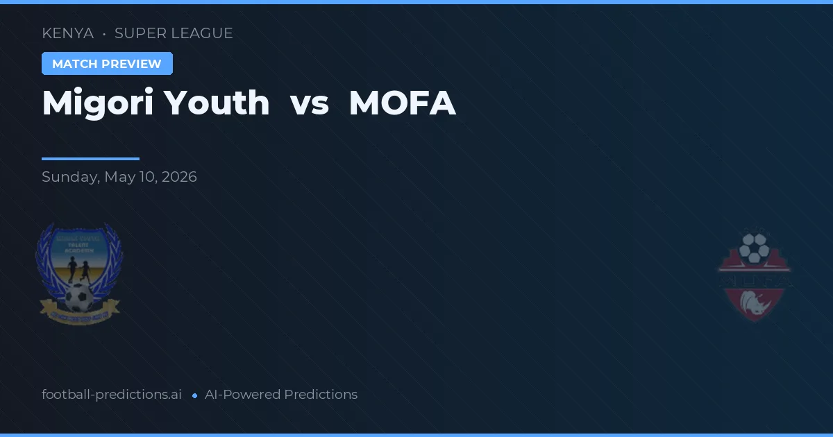 Migori Youth vs MOFA — předpověď a náhled zápasu