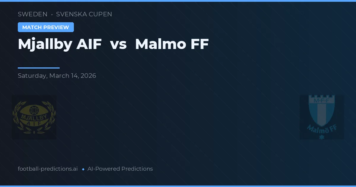 Mjällby AIF vs Malmö FF — předpověď a náhled zápasu