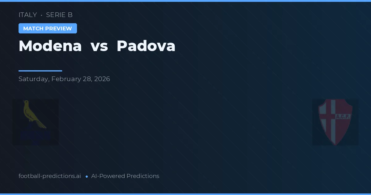 Modena vs Padova — předpověď a náhled zápasu
