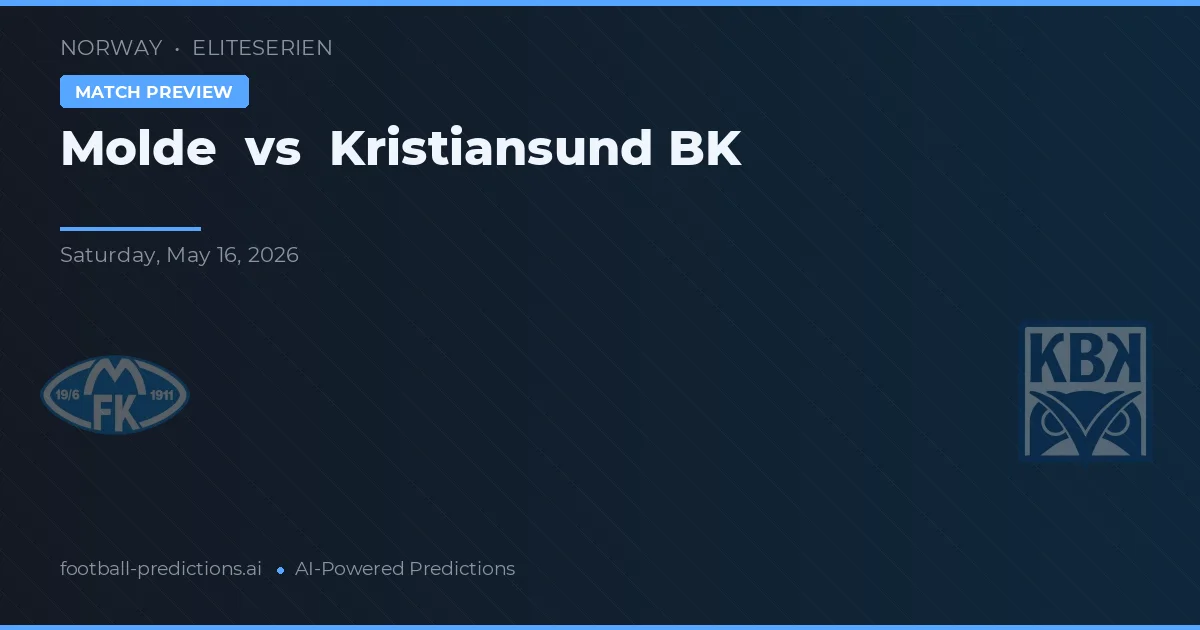 Molde vs Kristiansund BK — předpověď a náhled zápasu
