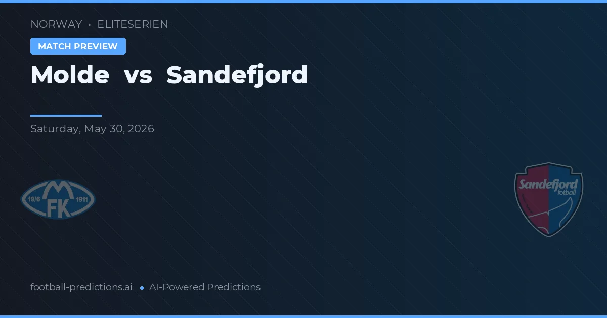 Molde vs Sandefjord — předpověď a náhled zápasu