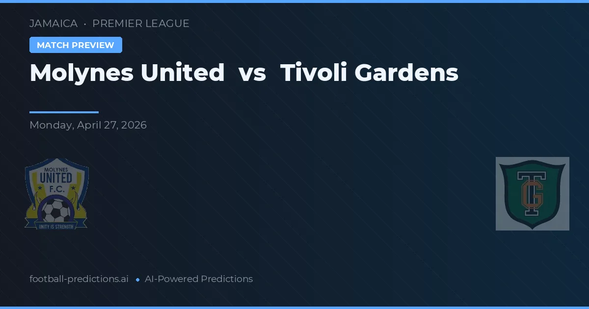 Molynes United vs Tivoli Gardens — předpověď a náhled zápasu