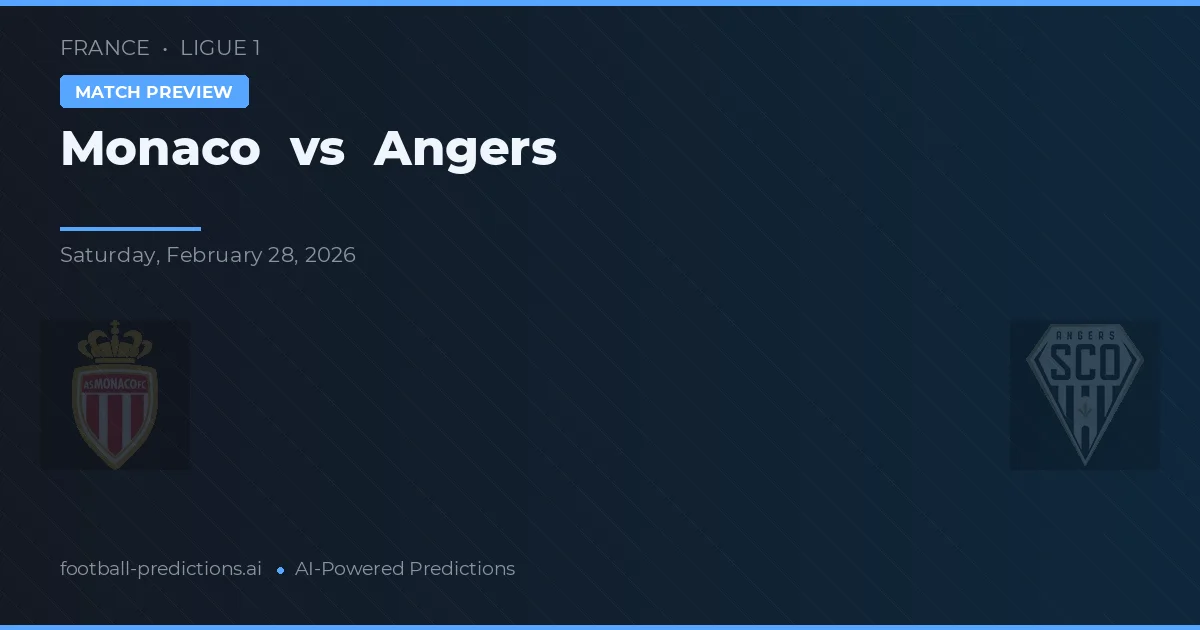 Monaco vs Angers — předpověď a náhled zápasu