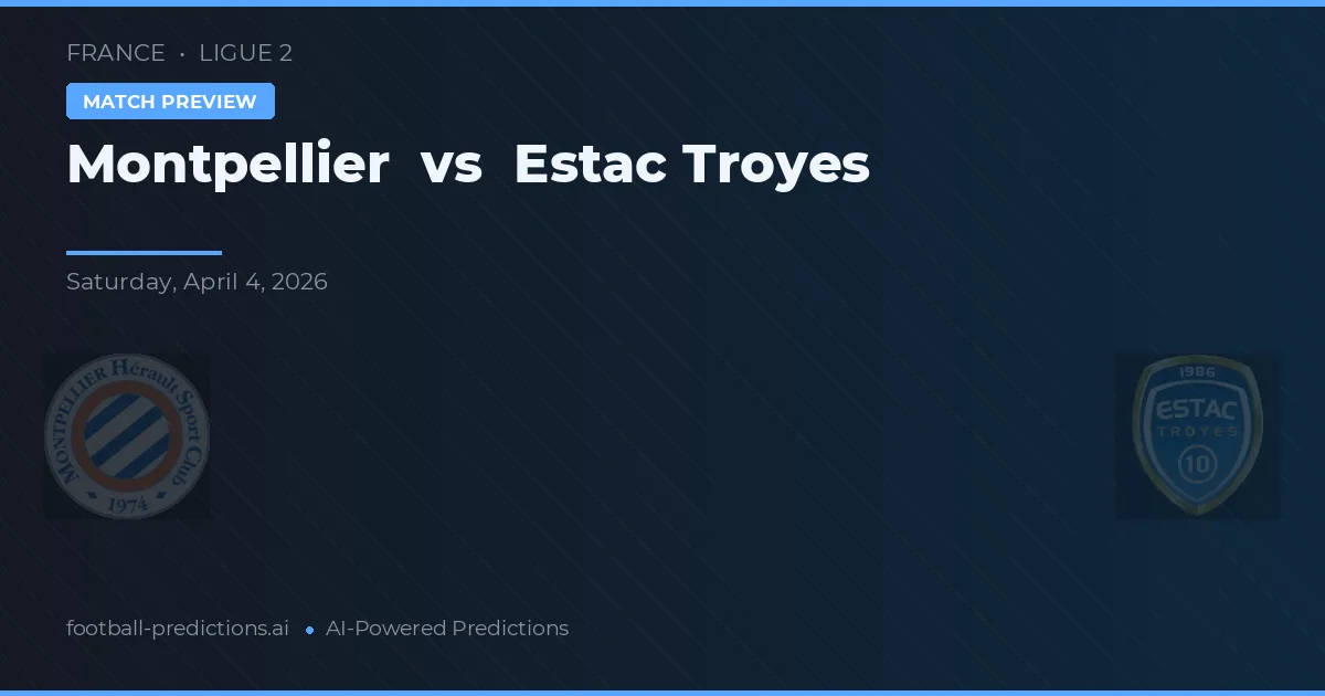 Montpellier vs Estac Troyes — předpověď a náhled zápasu