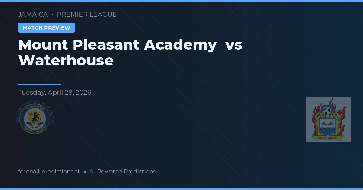 Mount Pleasant Academy vs Waterhouse — předpověď a náhled zápasu