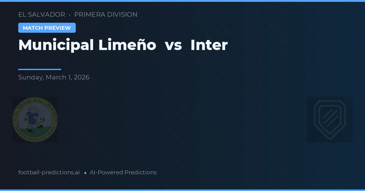 Municipal Limeño vs Inter — předpověď a náhled zápasu