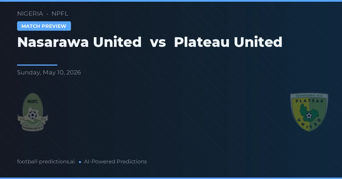 Nasarawa United vs Plateau United — předpověď a náhled zápasu