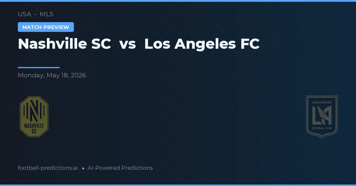 Nashville SC vs Los Angeles FC — předpověď a náhled zápasu
