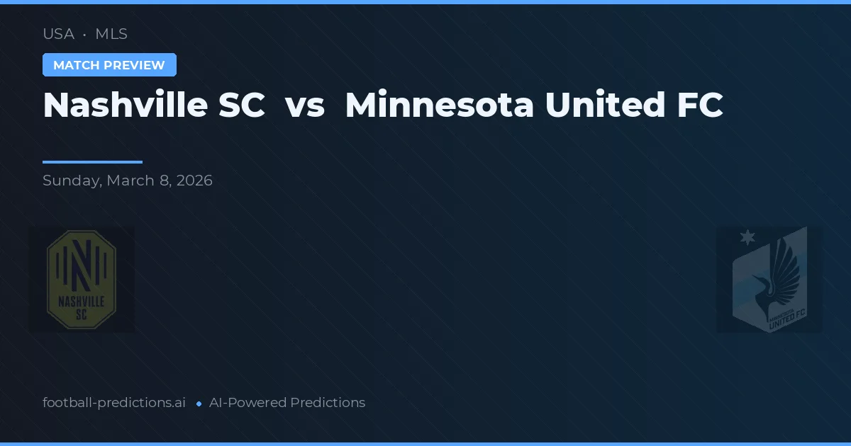 Nashville SC vs Minnesota United FC — předpověď a náhled zápasu