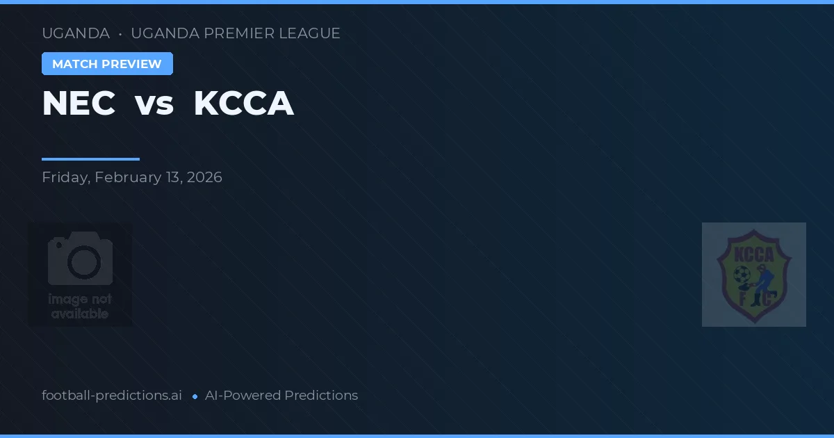 NEC vs KCCA — předpověď a náhled zápasu