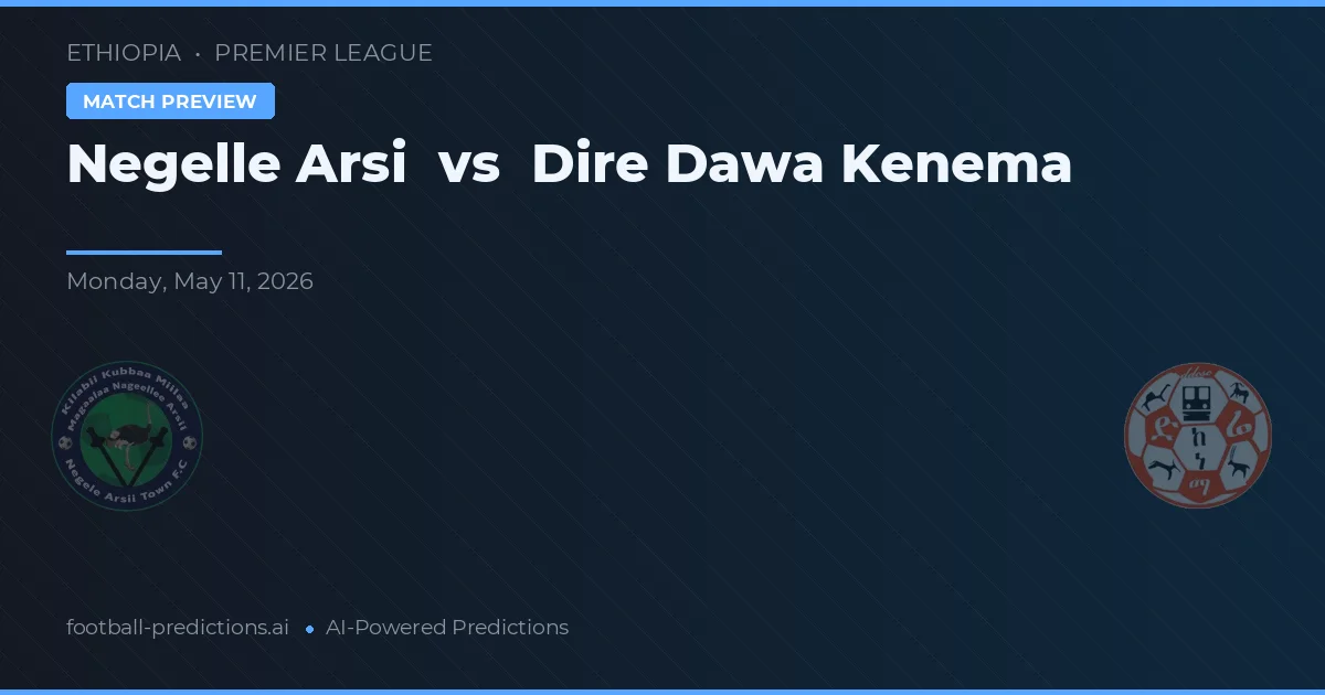 Negelle Arsi vs Dire Dawa Kenema — předpověď a náhled zápasu