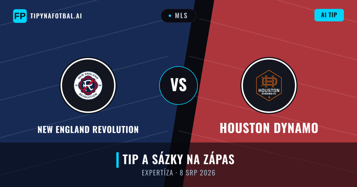 New England Revolution vs Houston Dynamo — předpověď a náhled zápasu