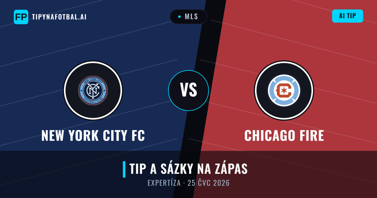 New York City FC vs Chicago Fire — předpověď a náhled zápasu