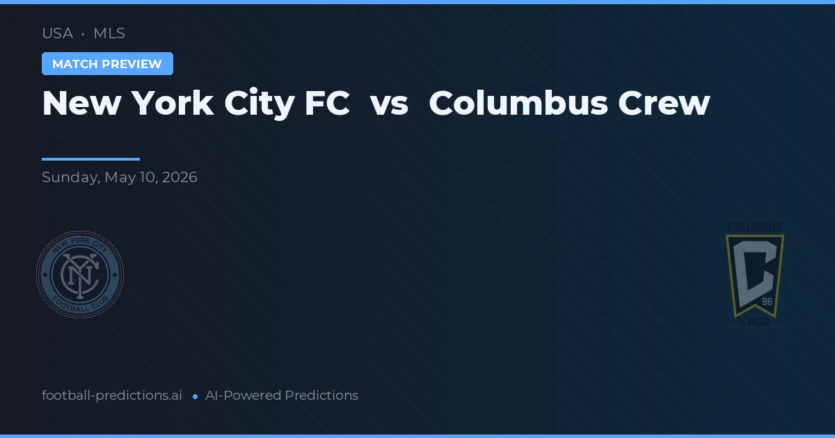 New York City FC vs Columbus Crew — předpověď a náhled zápasu