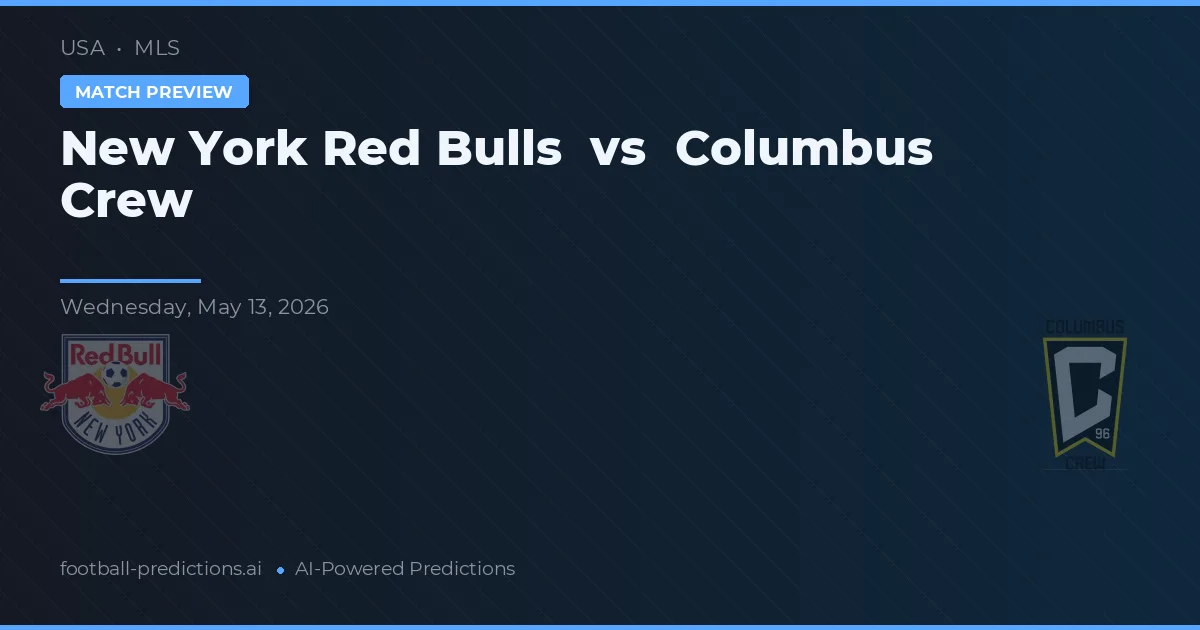 New York Red Bulls vs Columbus Crew — předpověď a náhled zápasu