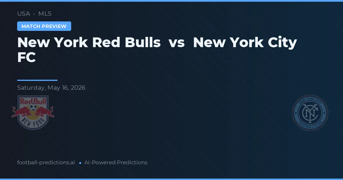 New York Red Bulls vs New York City FC — předpověď a náhled zápasu