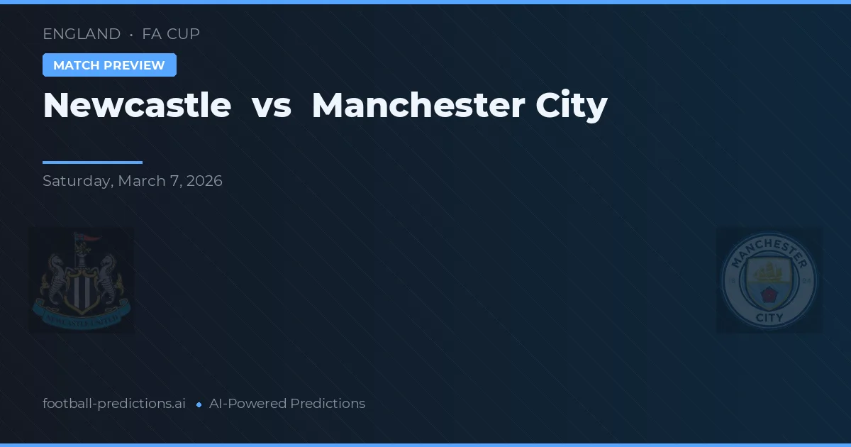 Newcastle vs Manchester City — předpověď a náhled zápasu