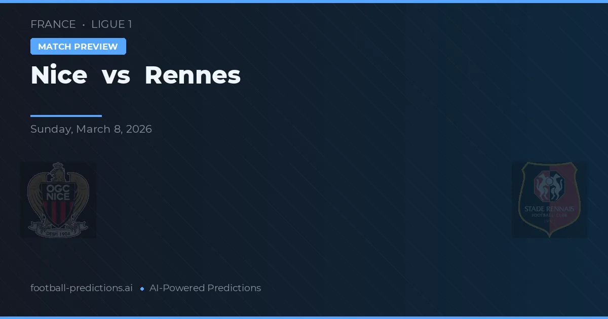 Nice vs Rennes — předpověď a náhled zápasu