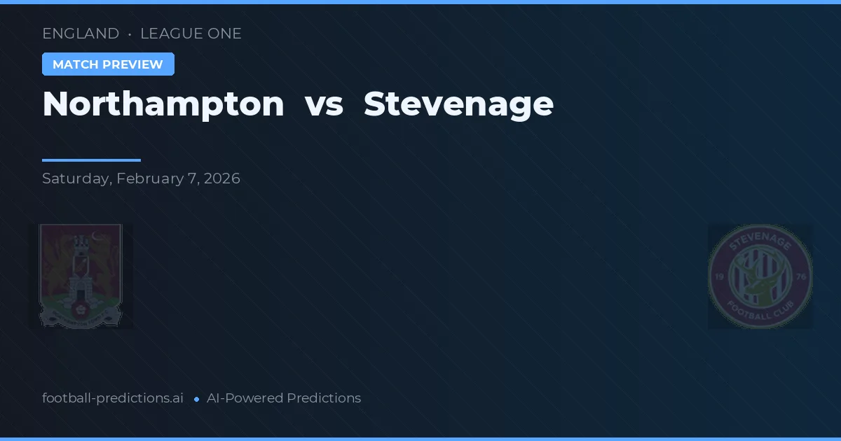 Northampton vs Stevenage — předpověď a náhled zápasu