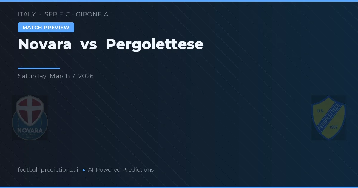 Novara vs Pergolettese — předpověď a náhled zápasu
