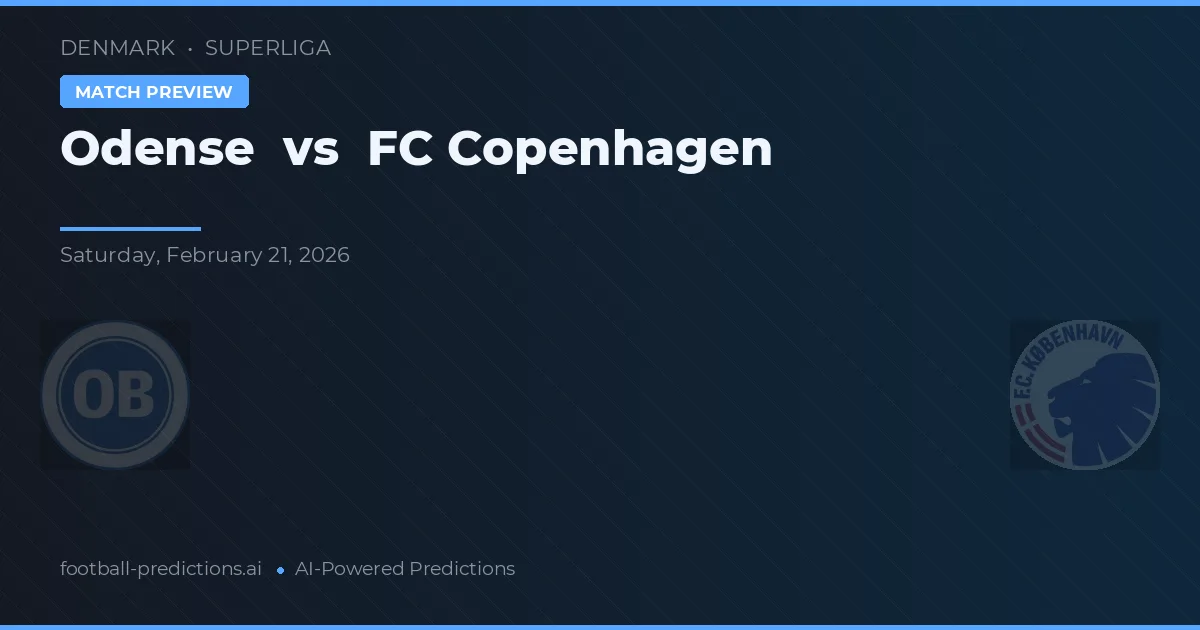 Odense vs FC København — předpověď a náhled zápasu