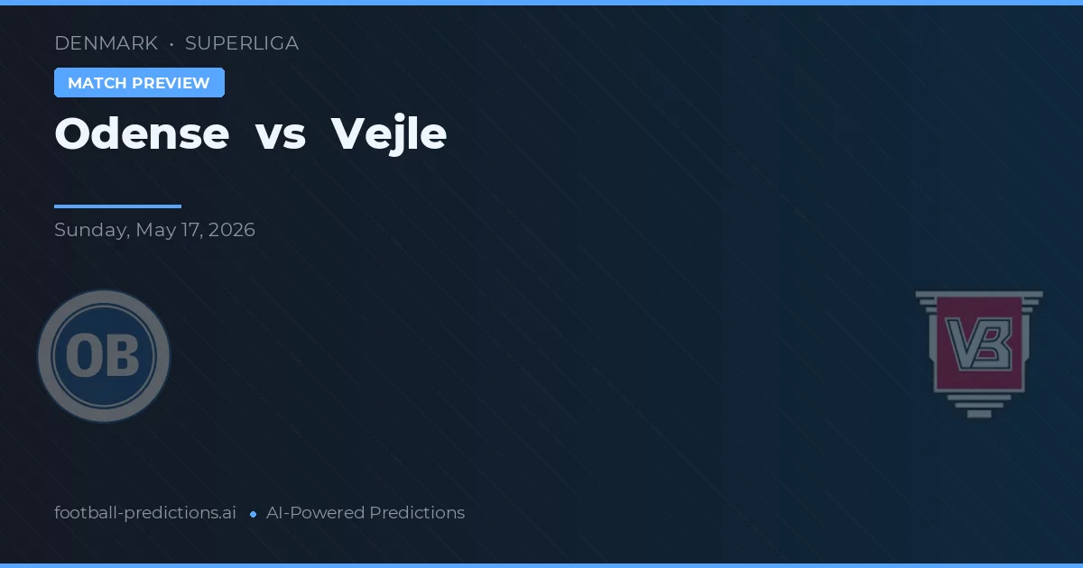 Odense vs Vejle — předpověď a náhled zápasu