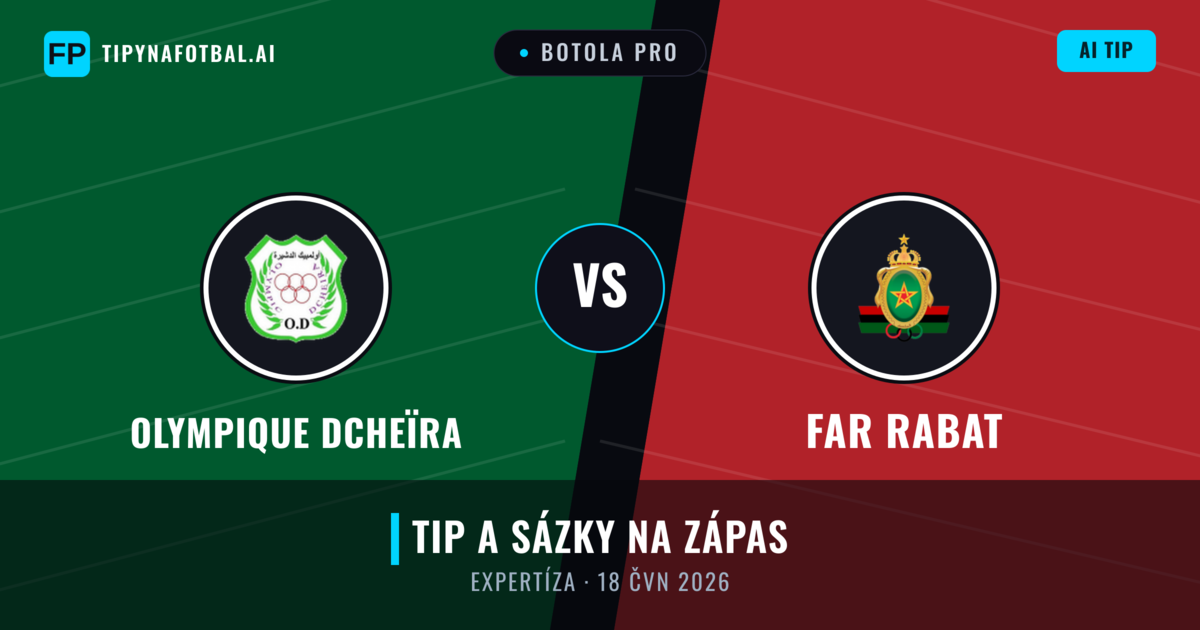 Olympique Dcheïra vs FAR Rabat — předpověď a náhled zápasu