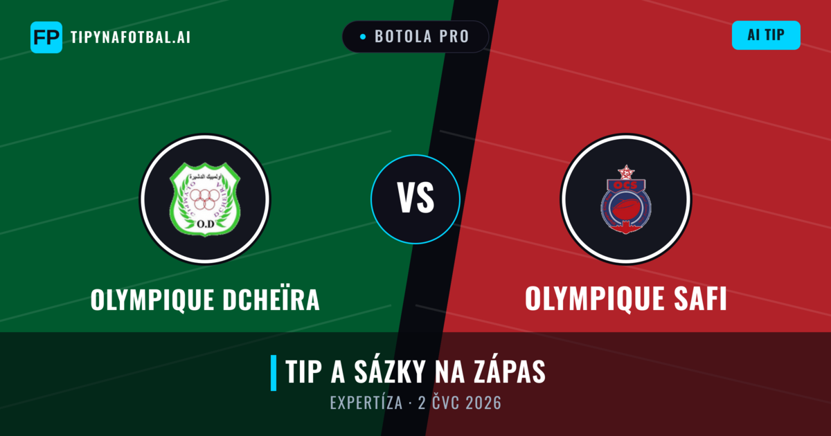 Olympique Dcheïra vs Olympique Safi — předpověď a náhled zápasu