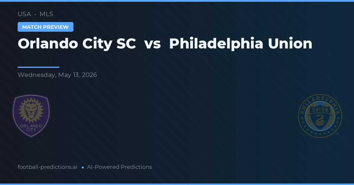 Orlando City SC vs Philadelphia Union — předpověď a náhled zápasu