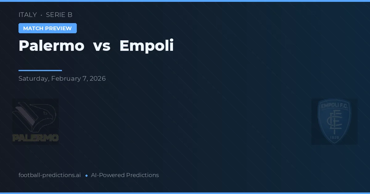 Palermo vs Empoli — předpověď a náhled zápasu