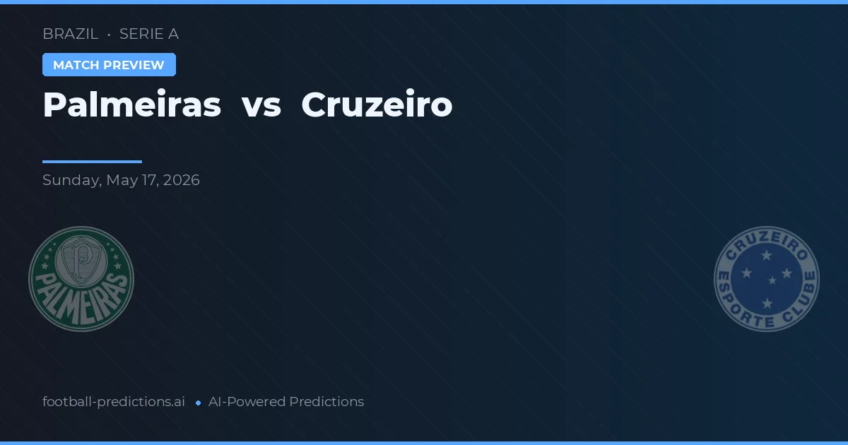 Palmeiras vs Cruzeiro — předpověď a náhled zápasu