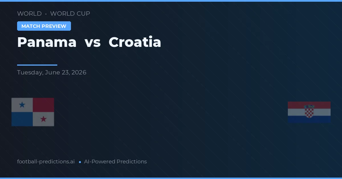 Panama vs Chorvatsko — předpověď a náhled zápasu