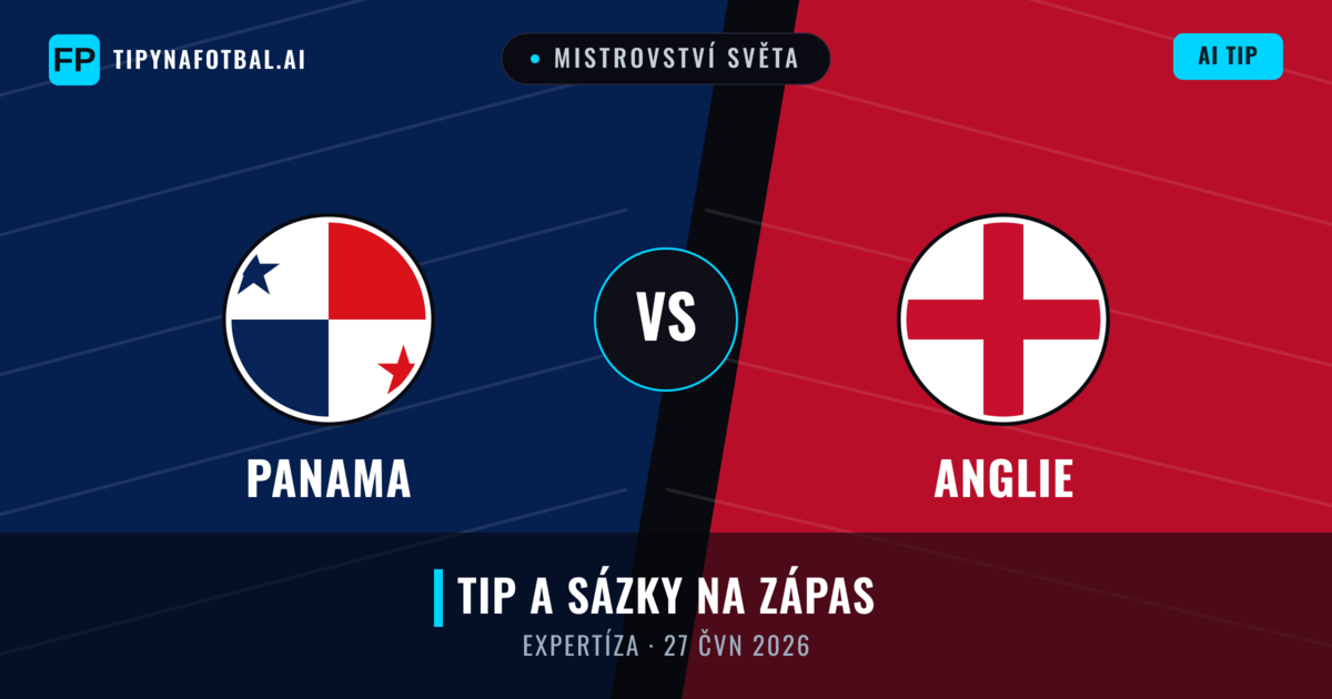 Panama vs Anglie — předpověď a náhled zápasu