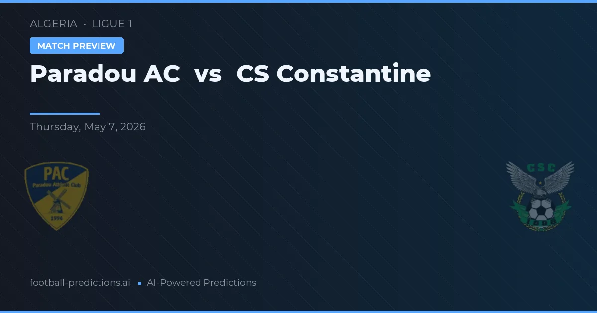 Paradou AC vs CS Káhira — předpověď a náhled zápasu