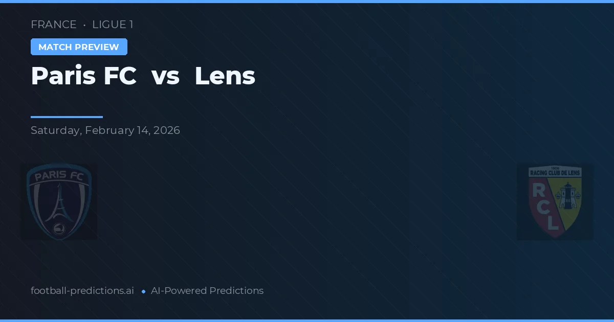 Paris FC vs Lens — předpověď a náhled zápasu