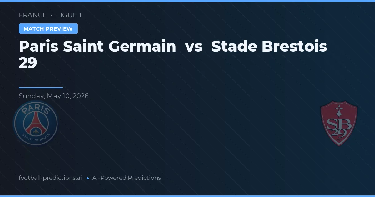 Paris Saint-Germain vs Stade Brestois 29 — předpověď a náhled zápasu