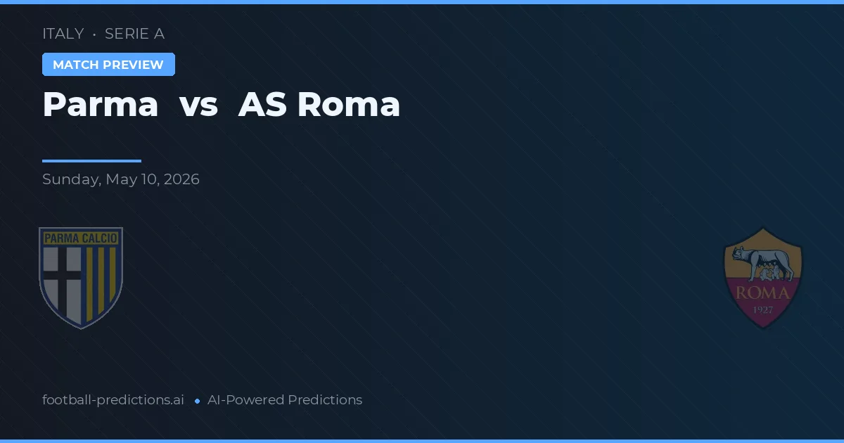 Parma vs AS Řím — předpověď a náhled zápasu