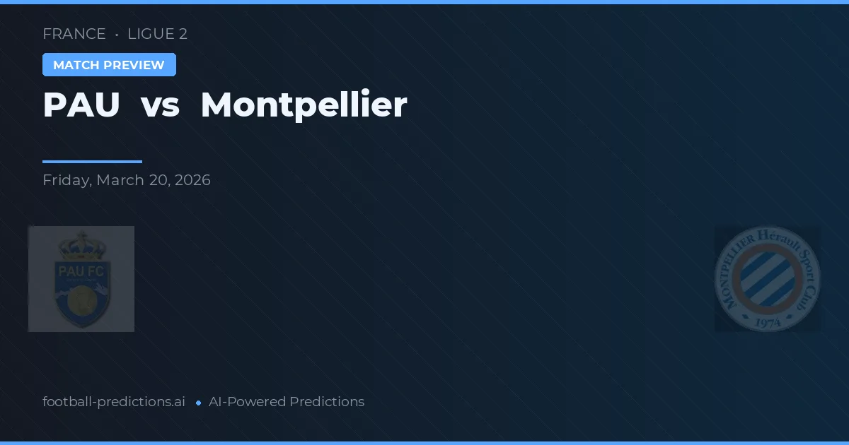 PAU vs Montpellier — předpověď a náhled zápasu
