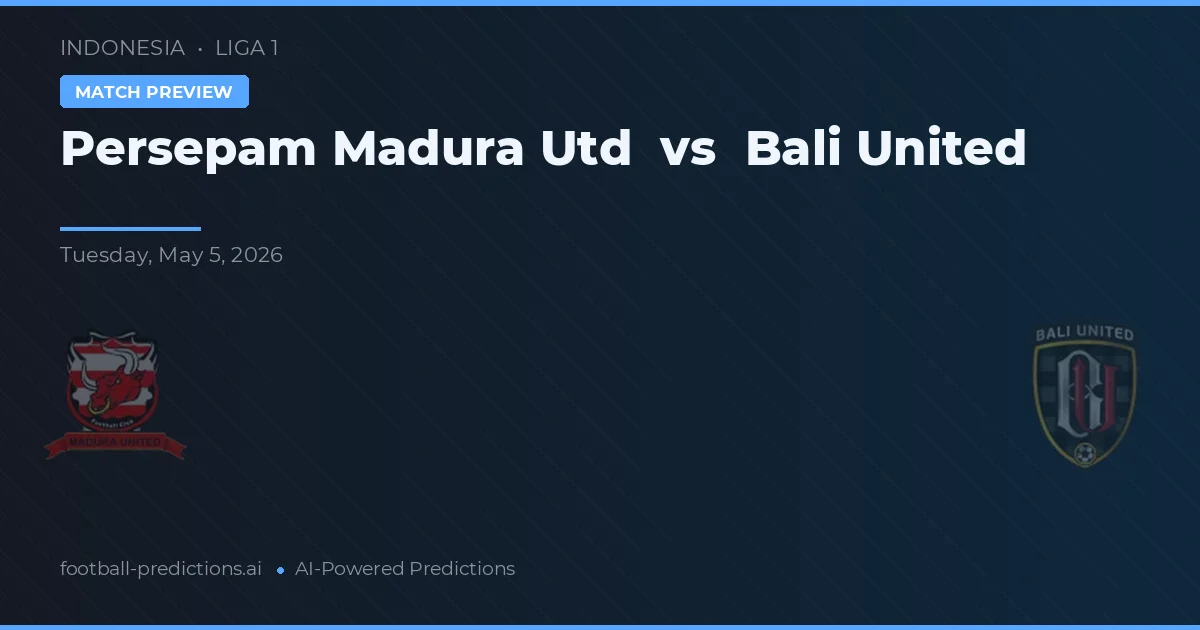 Persepam Madura Utd vs Bali United preview