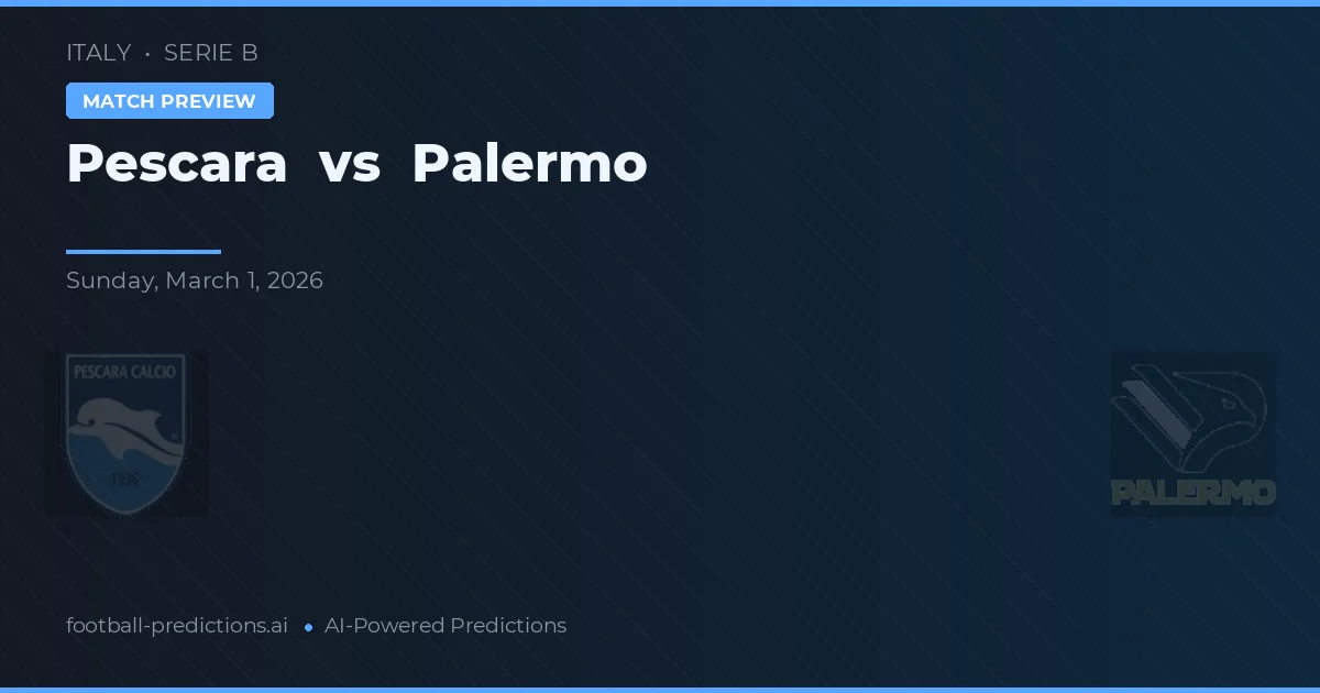 Pescara vs Palermo — předpověď a náhled zápasu
