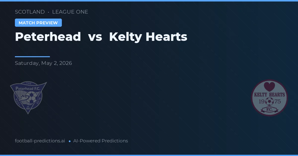 Peterhead vs Kelty Hearts preview