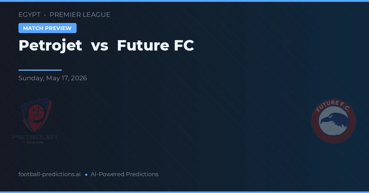 Petrojet vs Future FC — předpověď a náhled zápasu