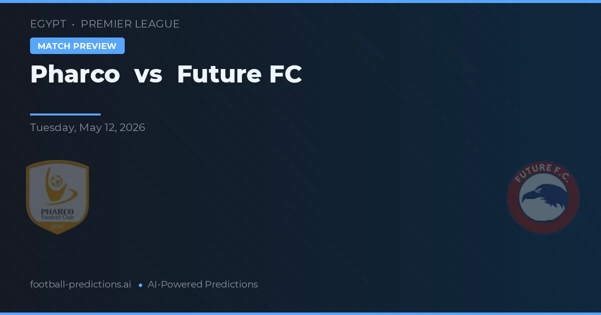 Pharco vs Future FC — předpověď a náhled zápasu