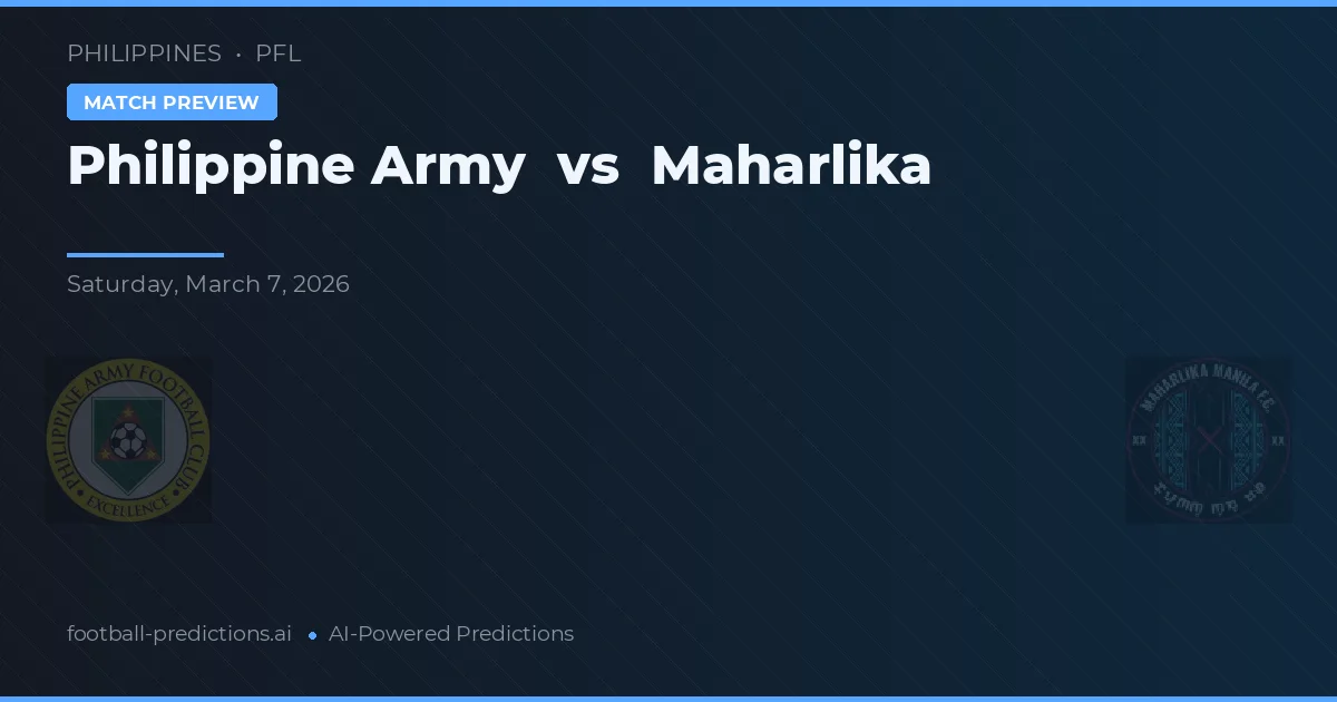 Filipínská armáda vs Maharlika — předpověď a náhled zápasu