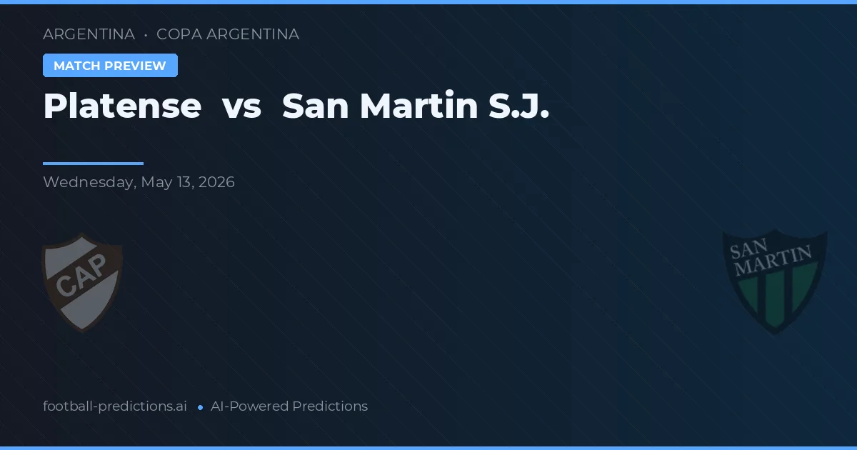 Platense vs San Martín SJ — předpověď a náhled zápasu