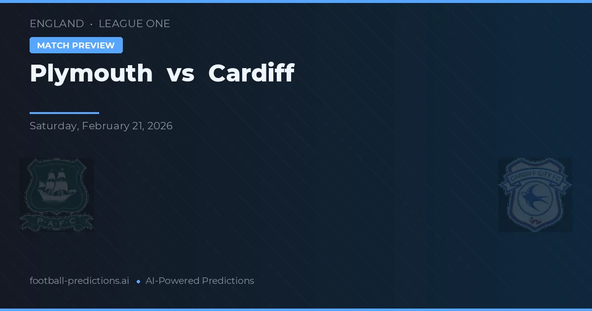 Plymouth vs Cardiff — předpověď a náhled zápasu