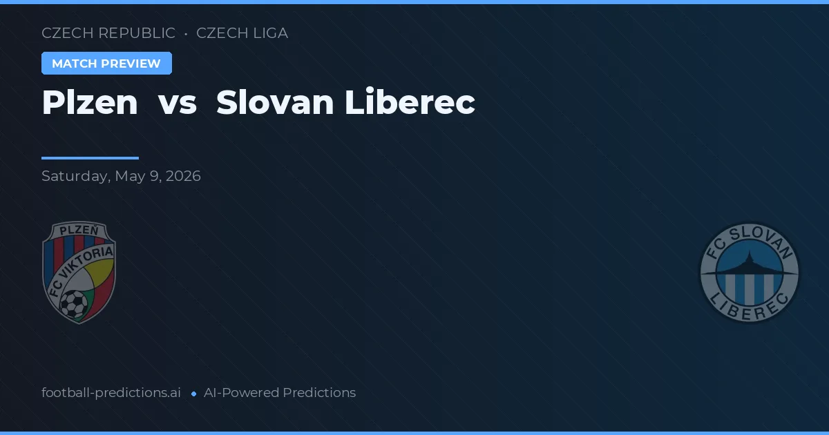 Plzeň vs Slovan Liberec — předpověď a náhled zápasu
