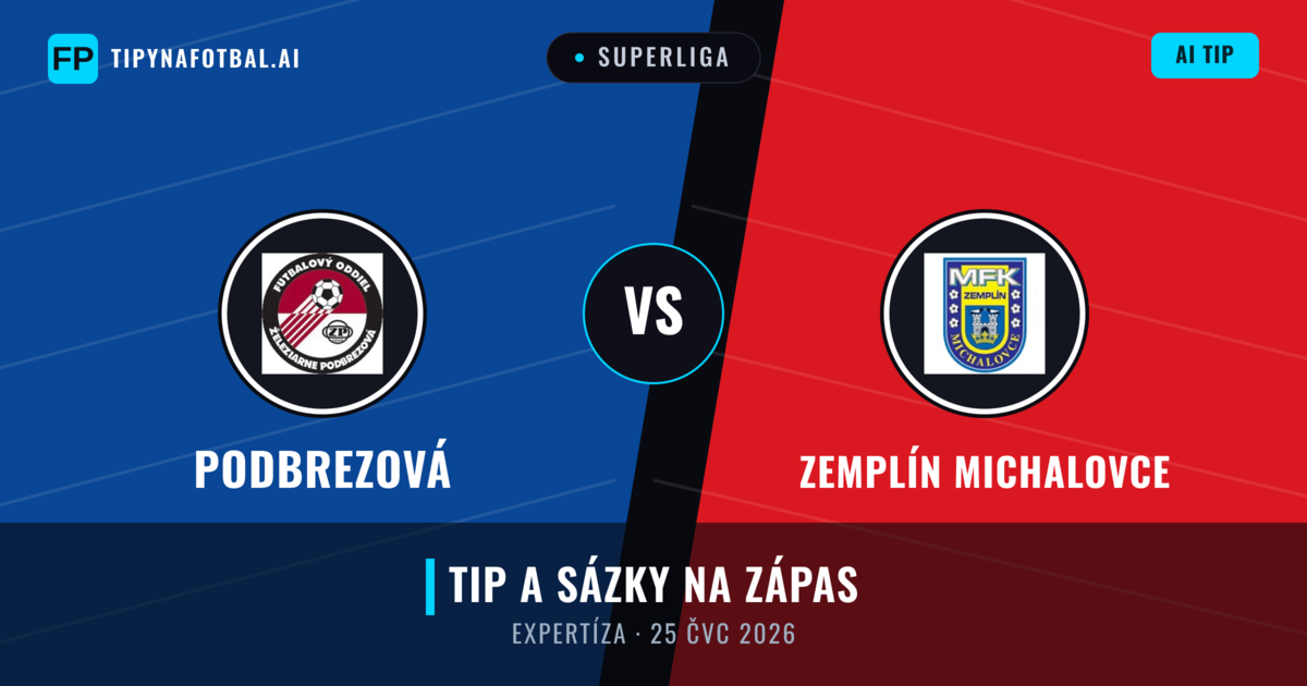 Podbrezová vs Zemplín Michalovce — předpověď a náhled zápasu