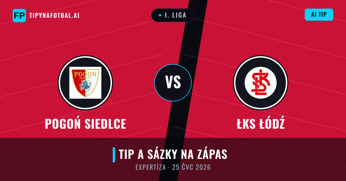 Pogoń Siedlce vs ŁKS Łódź — předpověď a náhled zápasu