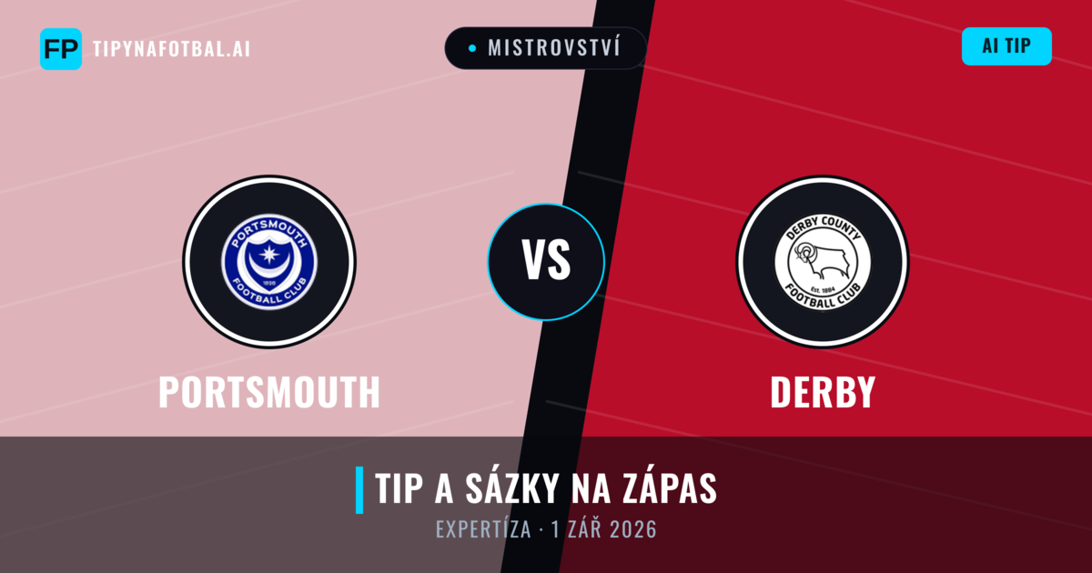 Portsmouth vs Derby — předpověď a náhled zápasu